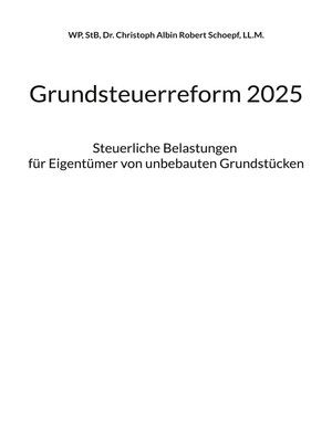 cover image of Grundsteuerreform 2025